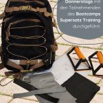 Outdoor Bootcamp Equipment Rucksack Kleingeräte Training Boden Übung Franziska Barth Stuttgart Weilimdorf
